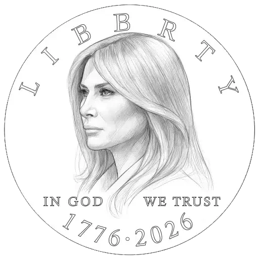 Melania $1 Coin logo